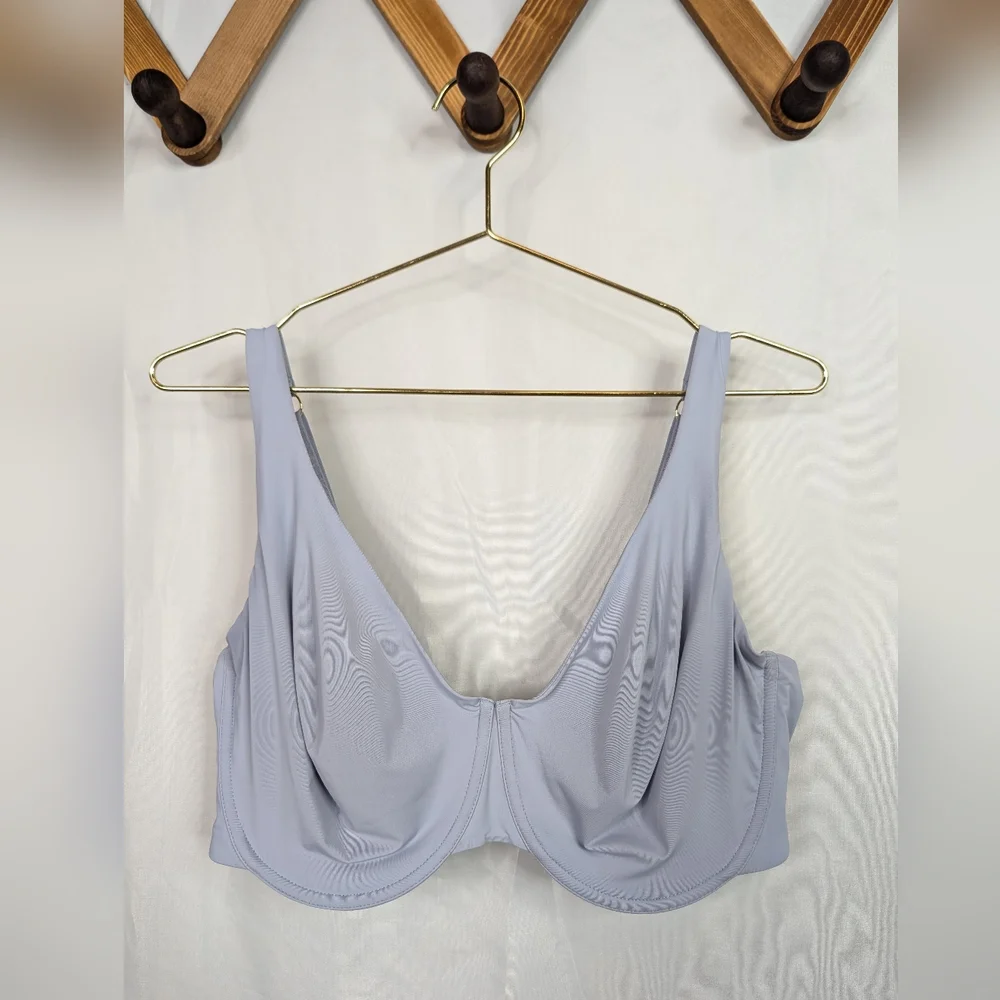 ThirdLove Second Skin Unlined Bra Stormy Lilac Purple Size 38F - Picture 2 of 6